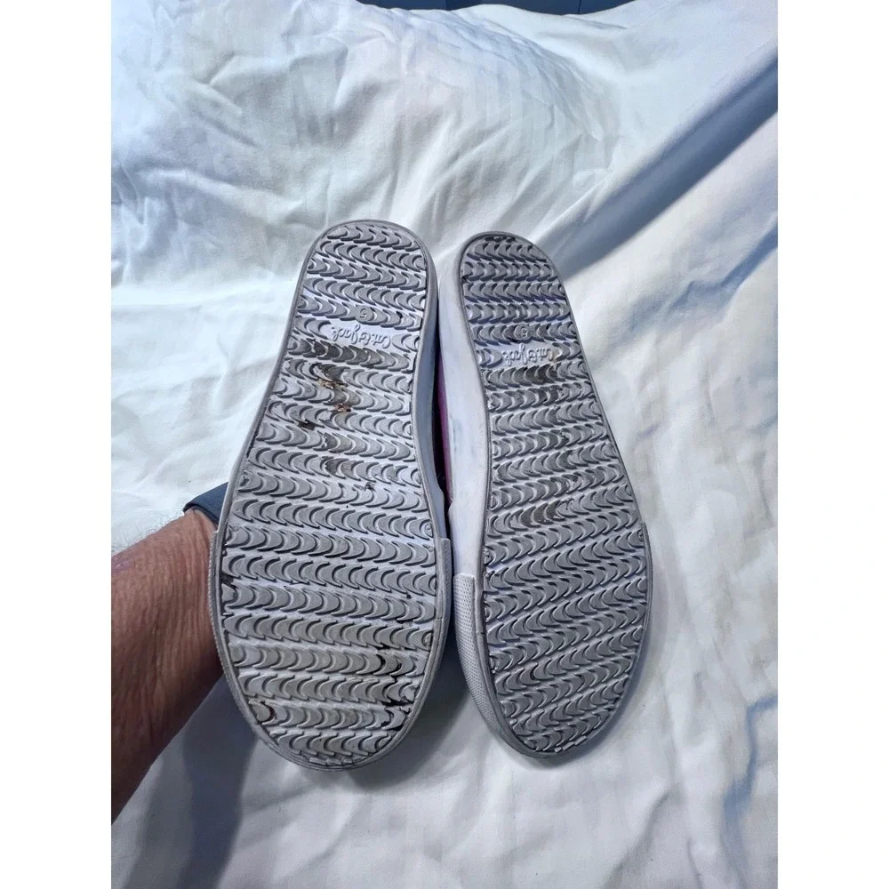 Cat & Jack Girls Purple Iridescent Sequin Slip On Sneakers Size 5‎ Kids